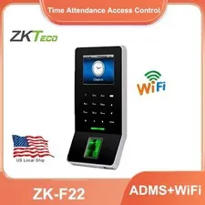 Zkteco F22 with ADMS Access Control System Biometric Fingerprint ,Attendance US