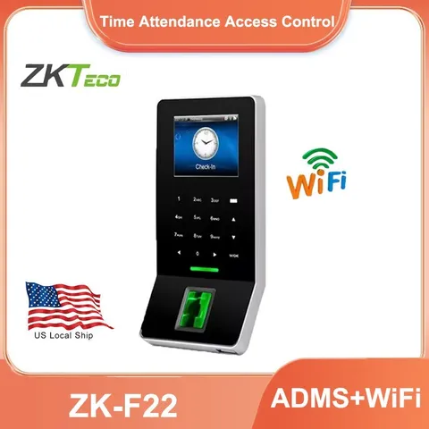 Zkteco F22 with ADMS Access Control System Biometric Fingerprint ,Attendance US
