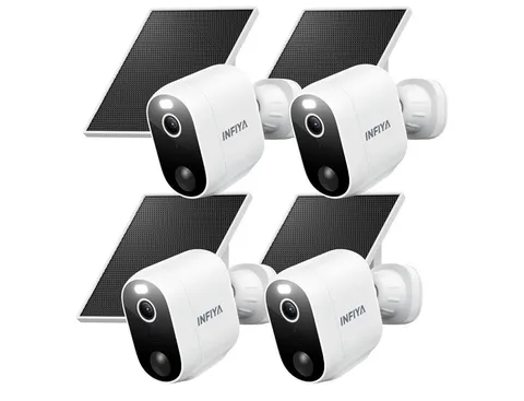 Security Cameras Wireless Outdoor Solar & Battery Powered 2K 2.4G for Home