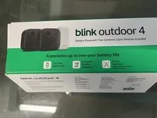 Blink Outdoor 4 2-Cam Wireless Wi-Fi Battery 1080p Outdoor Alexa Black