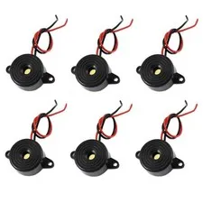 bnafes 6 Pcs DC 3-24V 35 x 23 x 12mm / 1.4" x 0.9" x 0.47" (L*W*T), Black