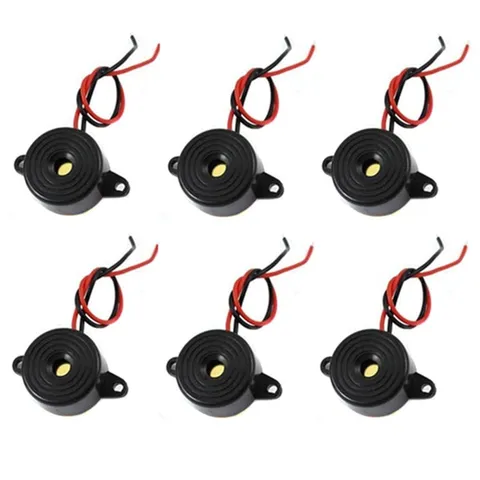 bnafes 6 Pcs DC 3-24V 35 x 23 x 12mm / 1.4" x 0.9" x 0.47" (L*W*T), Black