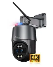 [10X Hybrid Zoom] Dual-Lens 4K 8MP Security Camera Outdoor, Auto Tracking & Z...