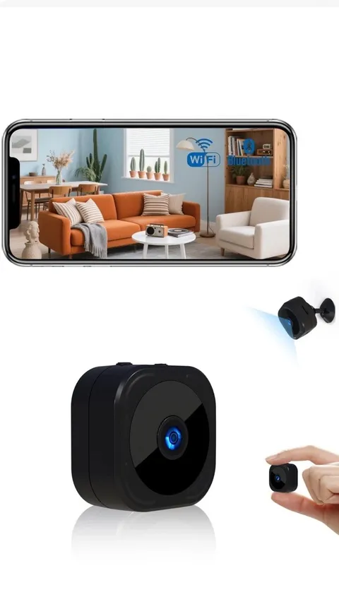 1080P HD Mini Camera for Indoor Security with App Control Motion Detection &  