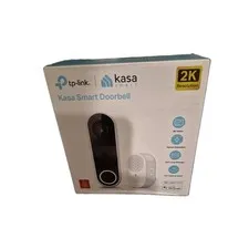 Kasa Smart Video Doorbell Camera Hardwired w/ Chime, 2K Resolution, Always-on