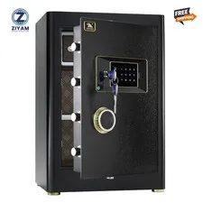Large Safe Box, 2.05 Cubic Feet Home Safe with Touch Screen Keypad & Built-In Lo