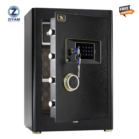 Large Safe Box, 2.05 Cubic Feet Home Safe with Touch Screen Keypad & Built-In Lo