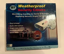 Weatherproof CCTV Surveillance Camera Night Vision Mic 80ft Cable AC075 CW25T3