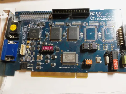 Geovision GV-650 V3.51  DVR Card for security surveillance cameras (8-channel)