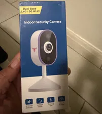 1080p Indoor Wi-Fi IP Security Camera Dual-Band 2.4/5G Night Vision White