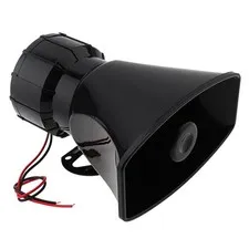 Wired Alarm Siren Horn, DC 12V 100W Electronic Alarm Horn Siren for Car/Motor...