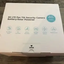 4G LTE Mobile Home Security Camera Battery Power Pan Tilt  PT & Solar Panel Camo