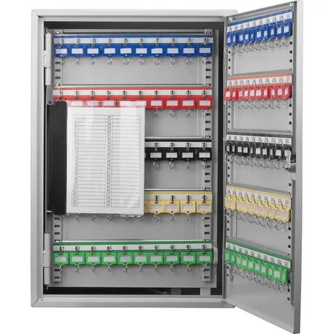 BARSKA CB13238 Key Box,300 Keys,Single Key,Steel,Wall 484P05