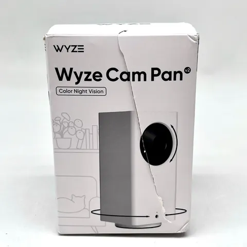 Wyze Cam Pan v2 Wi-Fi Indoor Smart Home Camera w/ Color Night Vision WYZECP2