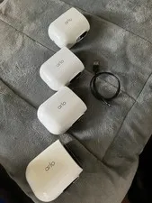 Arlo Essential Spotlight Wireless 1080p Cameras ONLY - White (4-Pack)