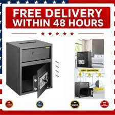 VEVOR Digital Depository Drop Slot Safe Electronic Lock 1.7 Cu Ft
