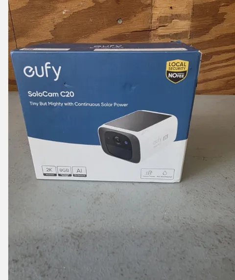 eufy - C20 Solar SoloCam 2K Wireless Outdoor Security Camera, Local Storage a...