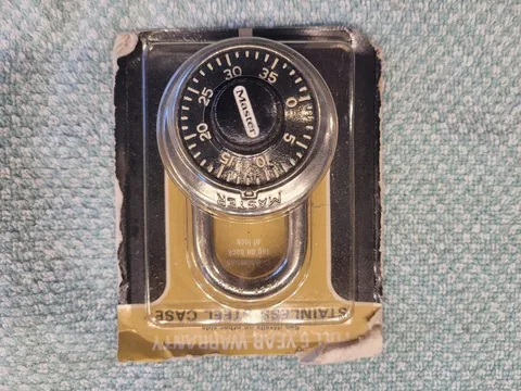 Lock Master Combination Padlock Stainless Steel