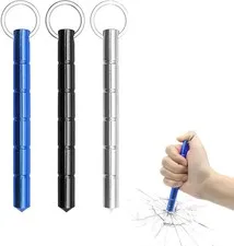 Self Defense Keychain for Women - Emergency Glass Breaker, Personal Security Too