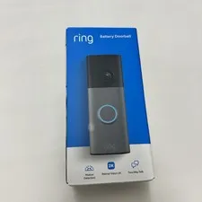 2026 Ring Battery Doorbell (newest model) Retinal 2K with wide-angle video