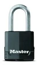 Master Lock Magnum Covered Laminated Steel Lock, 1-1/2 in Wide M115XKADLF