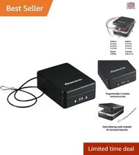 Small Safe Lock Box Alloy Steel Compact Combination Portable Secure Office Dorm