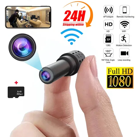 HD 1080P Small WIFI Camera Recorder Home Security Motion Detection Camcorder 32G