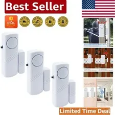 Compact Wireless Door Window Alarm with 90DB Sound – Easy Installation 3 Pack