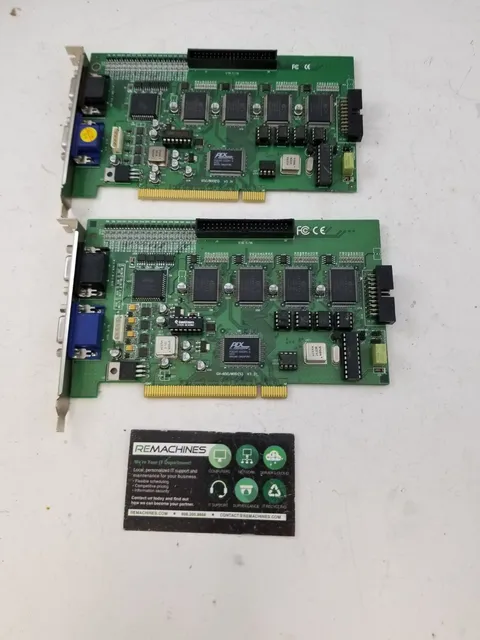 (2) PLX PCI6140-AA33PC G 32-bit PCI-to-PCI bridge 650/800(S) V3.31 NO CABLES