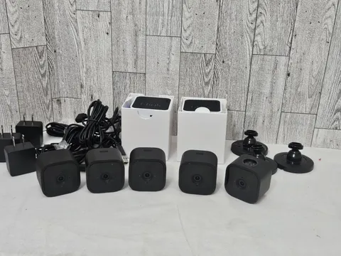 Blink Mini Indoor Plug-in Smart Security Camera 1080 HD Motion - Lot Of 5