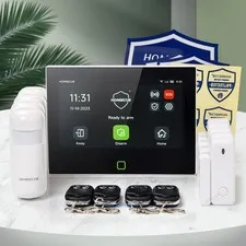 WiFi App Touchscreen Wireless Home security DIY Burglar House Alarm System Kit