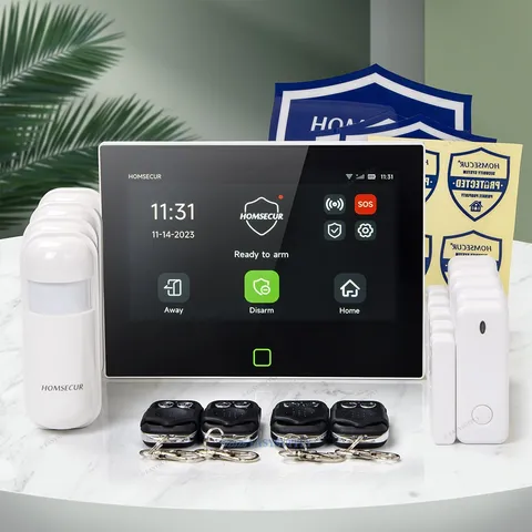 WiFi App Touchscreen Wireless Home security DIY Burglar House Alarm System Kit