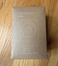 SimpliSafe SimpliCam SSCM2 1080p Wi-Fi Indoor IP Security Camera Black