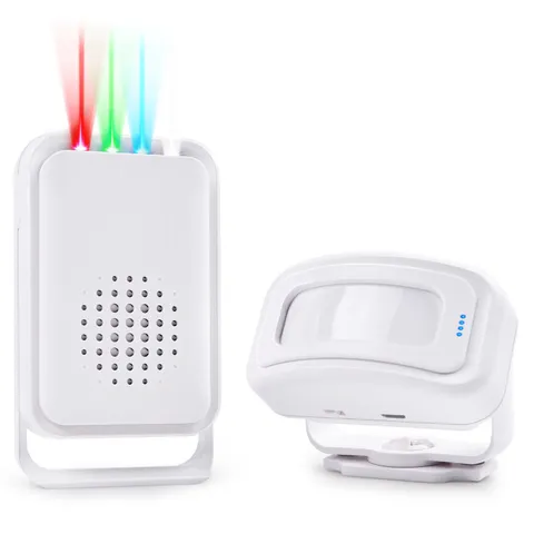 Infrared Motion Sensor & Receiver Set Indoor Sensing Welcome Chime Bell 433MHz