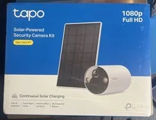 TP-Link Tapo SolarCam C402 Outdoor Battery Camera Solar Panel 1080p