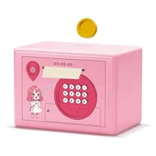 Children's Piggy Bank, Money Saving Box with Password and 5134