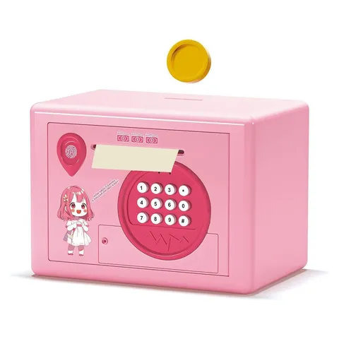 Children's Piggy Bank, Money Saving Box with Password and 5134