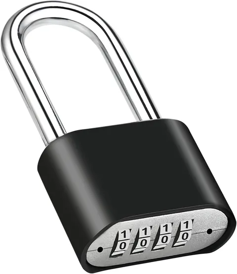 1pcs Combination Lock 4-Digit Heavy Duty Combo Lock Combination Padlock Outdoor