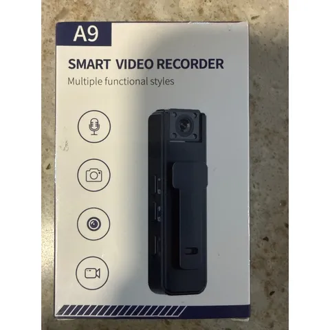 A9 Smart Video Recorder Mini Body Camera Night Vision Noise Reduction Clip-On