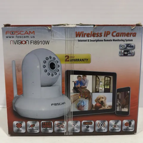 FOSCAM Wireless IP Camera Internet & Smartphone Remote Monitoring System F18910W