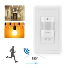 PIR Motion Sensor Detector Infrared Home 180° Light Control Switch AC 110V