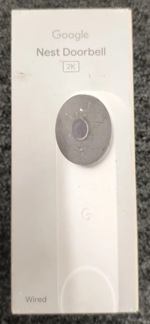 Google Nest Doorbell (Wired, 3rd Gen) w/ 2K Video -GA09967-US - New , K1