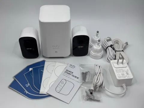 Eufy Eufycam 2C Security HomeBase 2 Kit w/ 2 Wireless Cameras Wi-Fi Mounts