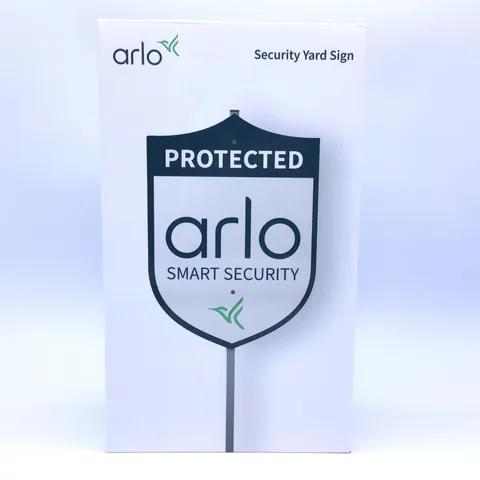 Arlo Protected Smart Security Yard Sign 10in x 7in - NEW & Sealed in box