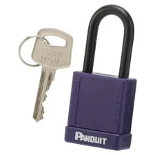 PANDUIT Non-Conductive Lockout Padlock, Purple, PSL-8PU