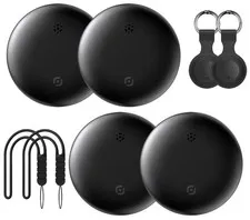 Smart Tracker Tag, Key Finder Bluetooth Luggage Tracker Works with Find My (i...