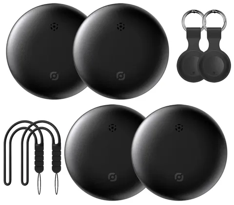 Smart Tracker Tag, Key Finder Bluetooth Luggage Tracker Works with Find My (i...