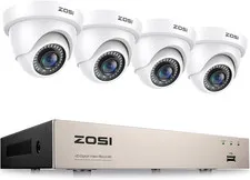 3K Lite 8CH H.265+ Home Security Camera System with AI Human/Vehicle Detection,N