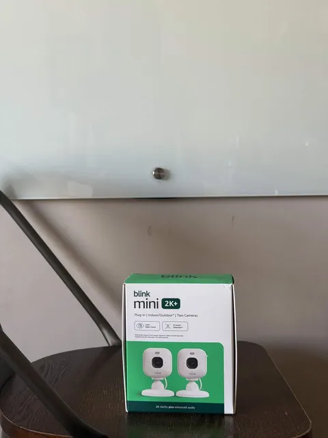 Blink Mini 2K+ 2 Camera Pack Indoor/Outdoor Security Camera White Brand New