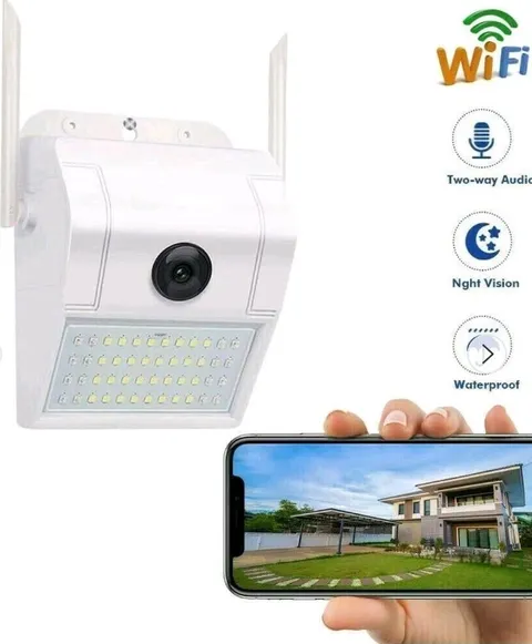 NEW Floodlight Cam Wired Pro Outdoor WiFi 1080p HD Security Camera White 